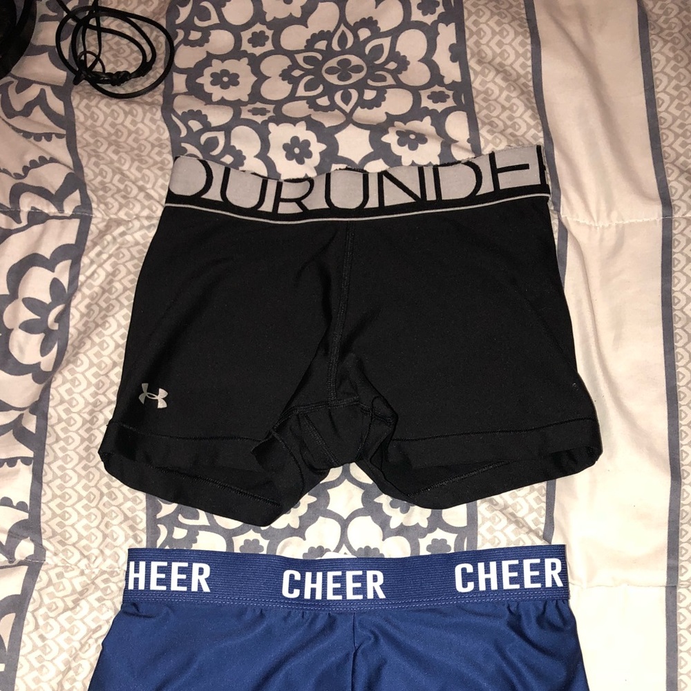 Black spandex shorts